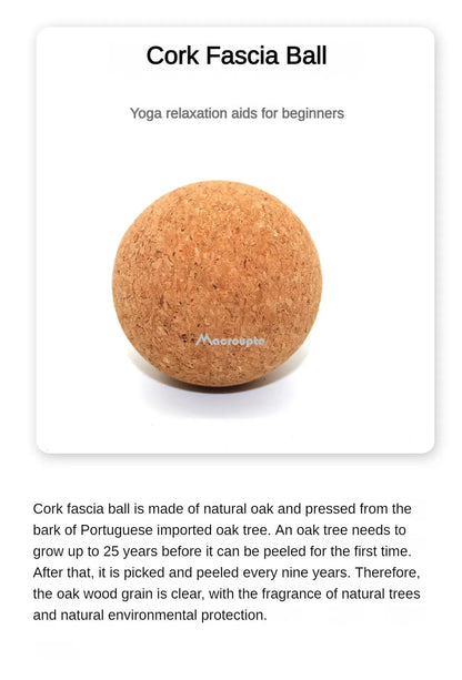 Cork Massage Ball Back Massage Foot Massager